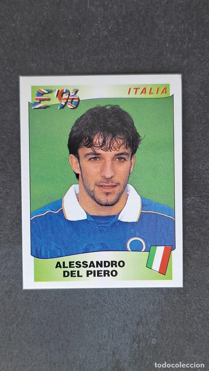 Cromos de F&uacute;tbol: L2 ALESSANDRO DEL PIERO SELECCION ITALIA 249 EUROCOPA 1996 EURO 96 PANINI NUNCA PEGADO SIN PEGAR