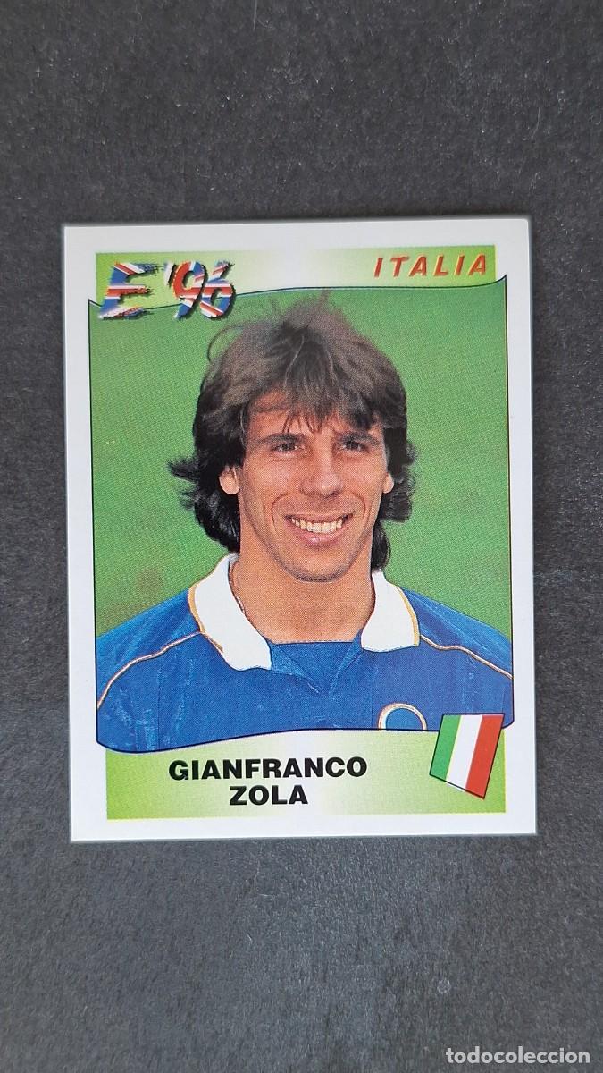 Cromos de F&uacute;tbol: L2 GIANFRANCO ZOLA SELECCION ITALIA 250 EUROCOPA 1996 EURO 96 PANINI NUNCA PEGADO SIN PEGAR