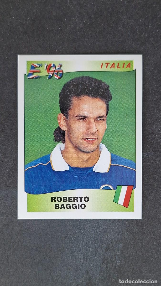 Figurine di Calcio: L2 ROBERTO BAGGIO SELECCION ITALIA 251 EUROCOPA 1996 EURO 96 PANINI NUNCA PEGADO SIN PEGAR