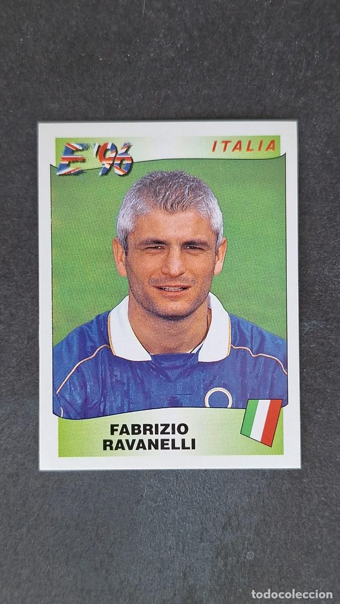 Figurine di Calcio: L2 FABRIZIO RAVANELLI SELECCION ITALIA 252 EUROCOPA 1996 EURO 96 PANINI NUNCA PEGADO SIN PEGAR