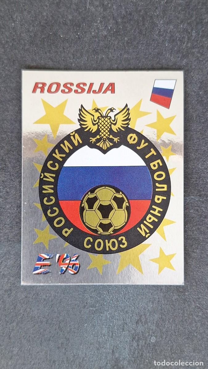 Figurine di Calcio: L2 ESCUDO SELECCION RUSIA 255 EUROCOPA 1996 EURO 96 PANINI NUNCA PEGADO SIN PEGAR
