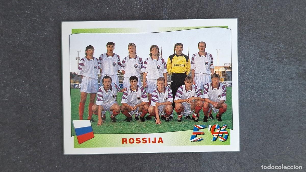 Figurine di Calcio: L2 EQUIPO SELECCION RUSIA 256 EUROCOPA 1996 EURO 96 PANINI NUNCA PEGADO SIN PEGAR