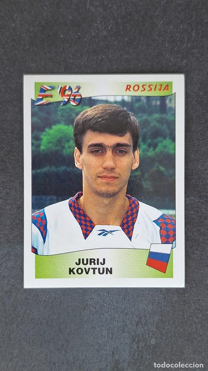 Figurine di Calcio: L2 JURIJ KOVTUN SELECCION RUSIA 258 EUROCOPA 1996 EURO 96 PANINI NUNCA PEGADO SIN PEGAR