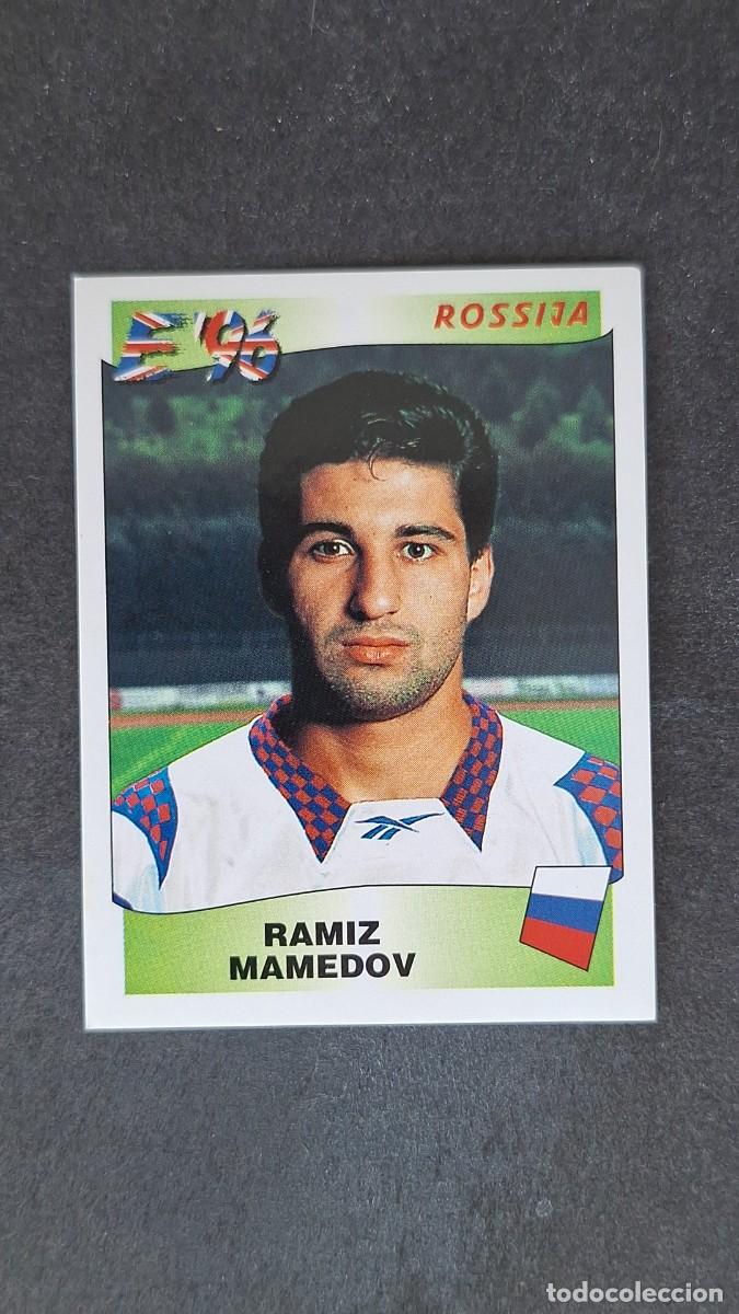 Figurine di Calcio: L2 RAMIZ MAMEDOV SELECCION RUSIA 260 EUROCOPA 1996 EURO 96 PANINI NUNCA PEGADO SIN PEGAR