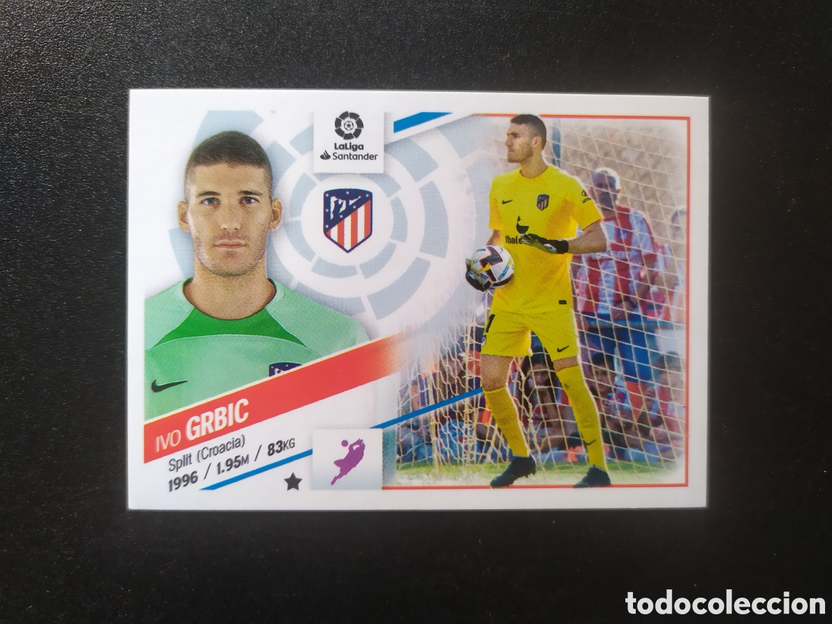 Figurine di Calcio: Liga este 2022 2023 22 23 panini Grbic n&deg; 4 Atl&eacute;tico Madrid