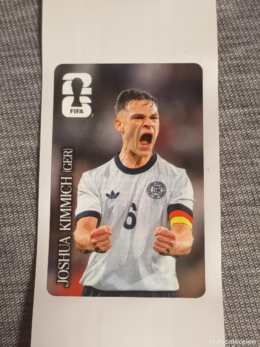 Cromos de F&uacute;tbol: JOSHUA KIMMICH STICKER PROMOCI&Oacute;N COCA COLA MUNDIAL 2026 PANINI FIFA WORLD CUP NUEVO
