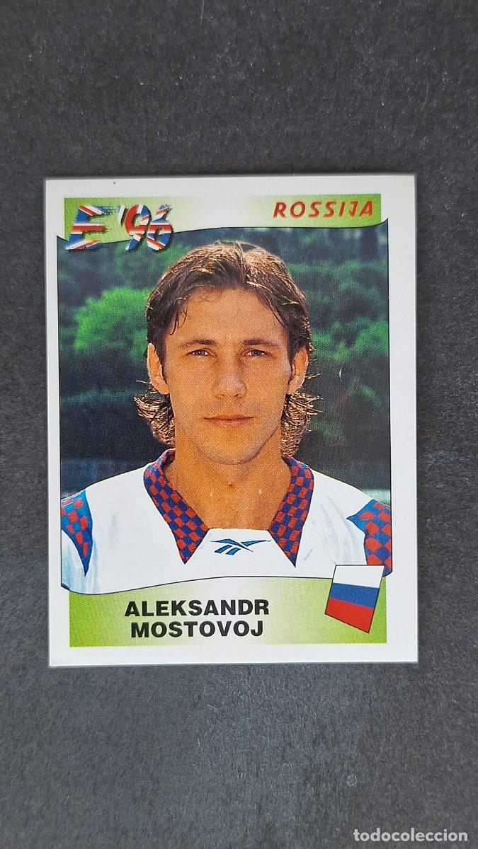 Cromos de F&uacute;tbol: L2 ALEKSANDR MOTOVOJ SELECCION RUSIA 267 EUROCOPA 1996 EURO 96 PANINI NUNCA PEGADO SIN PEGAR