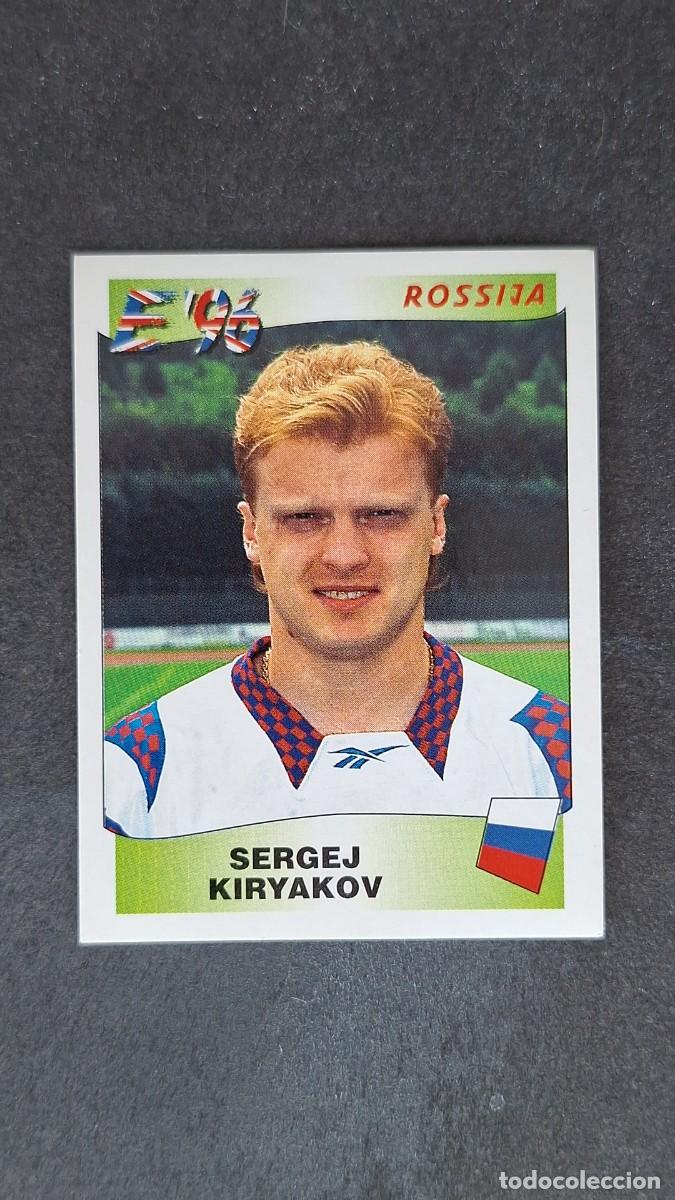 Cromos de F&uacute;tbol: L2 SERGEJ KIRYAKOV SELECCION RUSIA 272 EUROCOPA 1996 EURO 96 PANINI NUNCA PEGADO SIN PEGAR