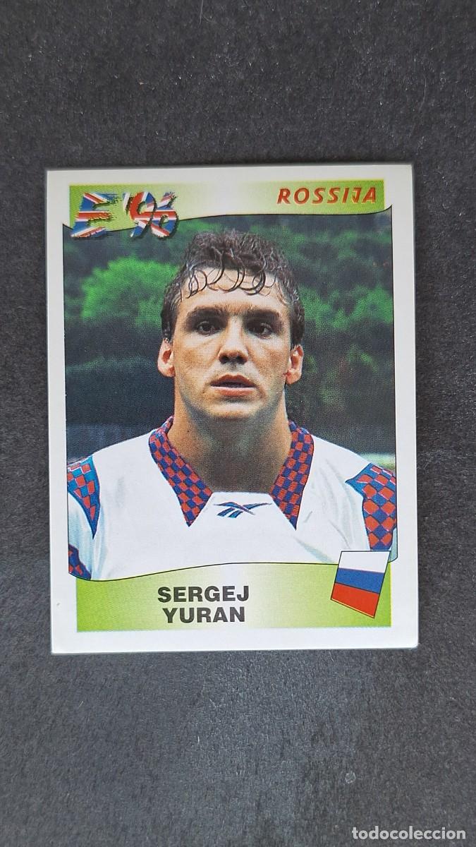 Cromos de F&uacute;tbol: L2 SERGEJ YURAN SELECCION RUSIA 273 EUROCOPA 1996 EURO 96 PANINI NUNCA PEGADO SIN PEGAR