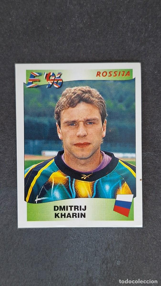 Cromos de F&uacute;tbol: L2 DMITRIJ KHARIN SELECCION RUSIA 274 EUROCOPA 1996 EURO 96 PANINI NUNCA PEGADO SIN PEGAR