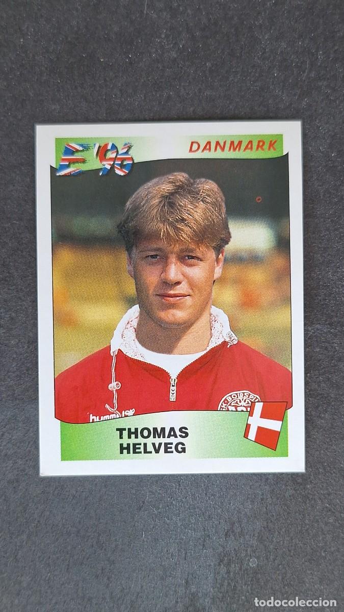 Cromos de F&uacute;tbol: L2 THOMAS HELVEG SELECCION DINAMARCA 278 EUROCOPA 1996 EURO 96 PANINI NUNCA PEGADO SIN PEGAR