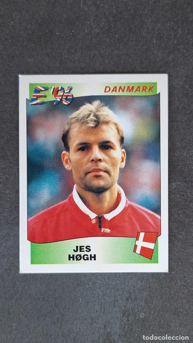 Cromos de F&uacute;tbol: L2 JES HOGH SELECCION DINAMARCA 279 EUROCOPA 1996 EURO 96 PANINI NUNCA PEGADO SIN PEGAR