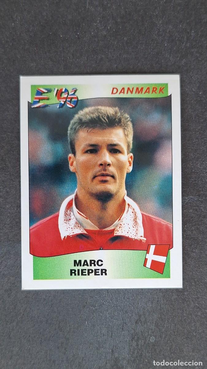 Cartes &agrave; collectionner de Football: L2 MARC RIEPER SELECCION DINAMARCA 280 EUROCOPA 1996 EURO 96 PANINI NUNCA PEGADO SIN PEGAR
