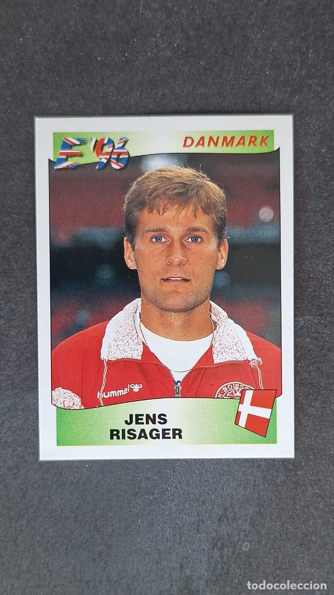 Cartes &agrave; collectionner de Football: L2 JENS RISAGER SELECCION DINAMARCA 281 EUROCOPA 1996 EURO 96 PANINI NUNCA PEGADO SIN PEGAR