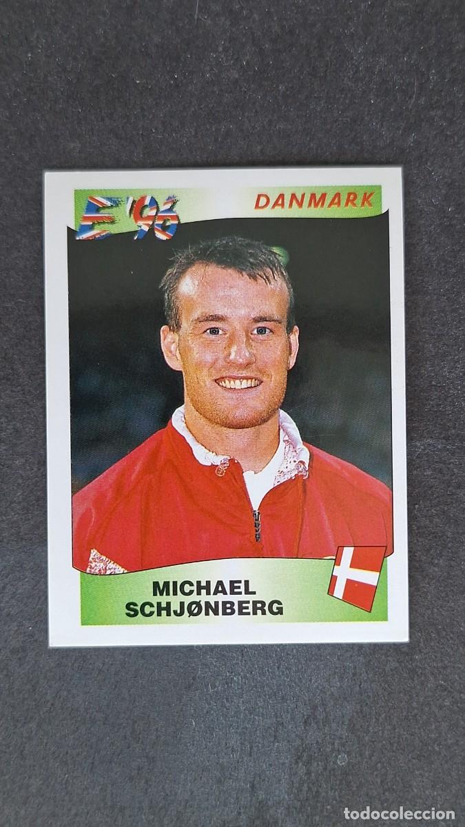 Cartes &agrave; collectionner de Football: L2 MICHAEL SCHJONBERG SELECCION DINAMARCA 284 EUROCOPA 1996 EURO 96 PANINI NUNCA PEGADO SIN PEGAR