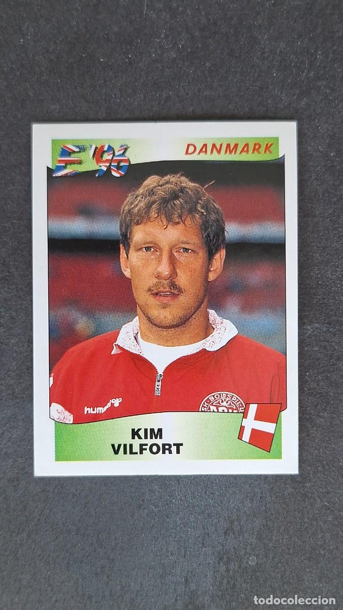 Cartes &agrave; collectionner de Football: L2 KIM VILFORT SELECCION DINAMARCA 286 EUROCOPA 1996 EURO 96 PANINI NUNCA PEGADO SIN PEGAR