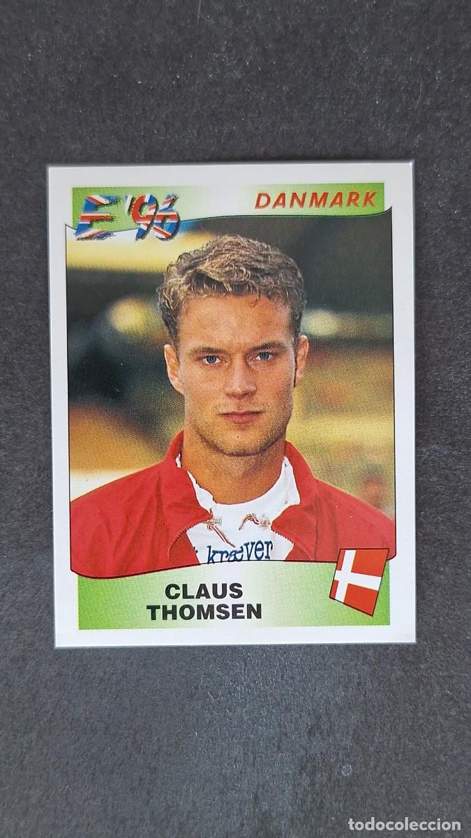 Cartes &agrave; collectionner de Football: L2 CLAUS THOMSEN SELECCION DINAMARCA 289 EUROCOPA 1996 EURO 96 PANINI NUNCA PEGADO SIN PEGAR