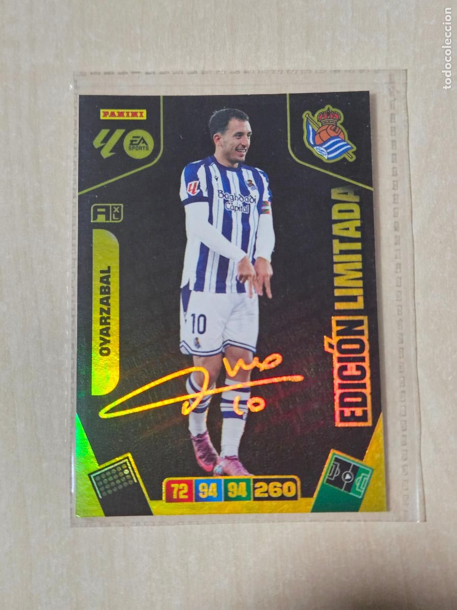 Cartes &agrave; collectionner de Football: FICHA OYARZABAL - ADRENALYN 25 26 - PANINI 2025 - 26 - CROMO - EDICION LIMITADA FIRMADA