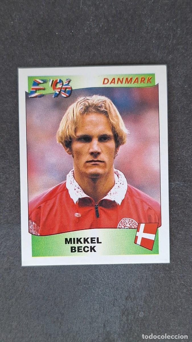 Cartes &agrave; collectionner de Football: L2 MIKKEL BECK SELECCION DINAMARCA 290 EUROCOPA 1996 EURO 96 PANINI NUNCA PEGADO SIN PEGAR