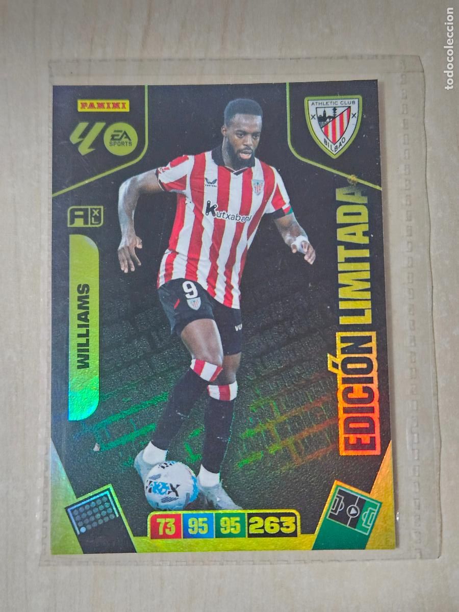 Cartes &agrave; collectionner de Football: FICHA WILLIAMS - ADRENALYN 25 26 - PANINI 2025 - 26 - CROMO - EDICION LIMITADA