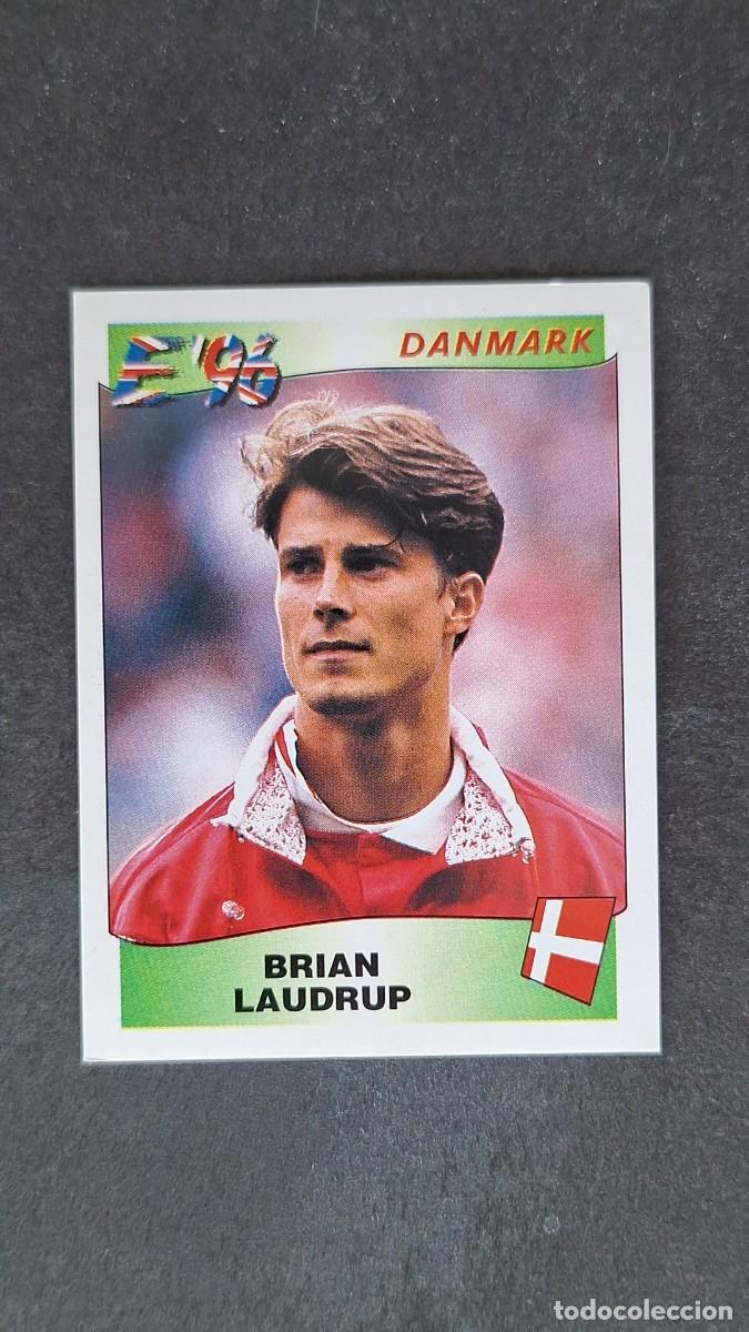 Cromos de F&uacute;tbol: L2 BRIAN LAUDRUP SELECCION DINAMARCA 291 EUROCOPA 1996 EURO 96 PANINI NUNCA PEGADO SIN PEGAR