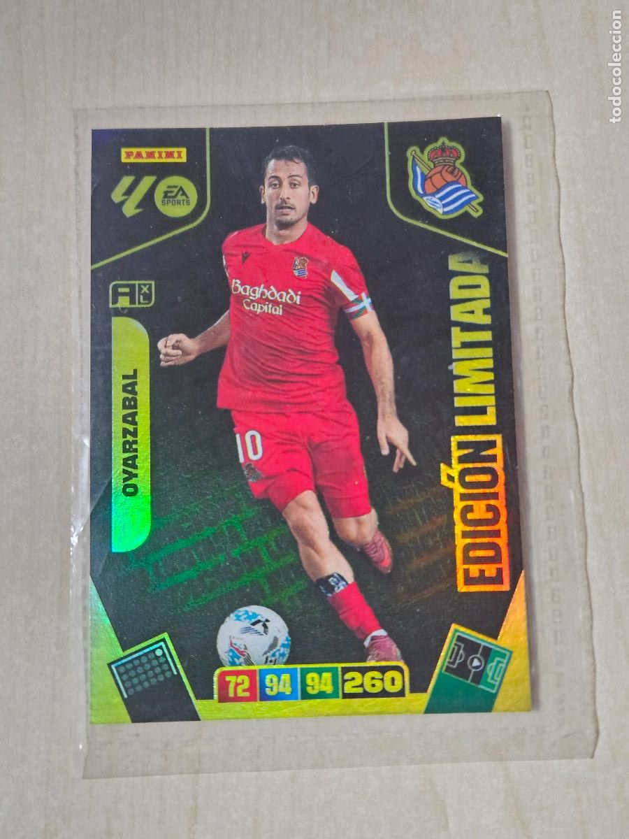 Cromos de F&uacute;tbol: FICHA OYARZABAL - ADRENALYN 25 26 - PANINI 2025 - 26 - CROMO - EDICION LIMITADA