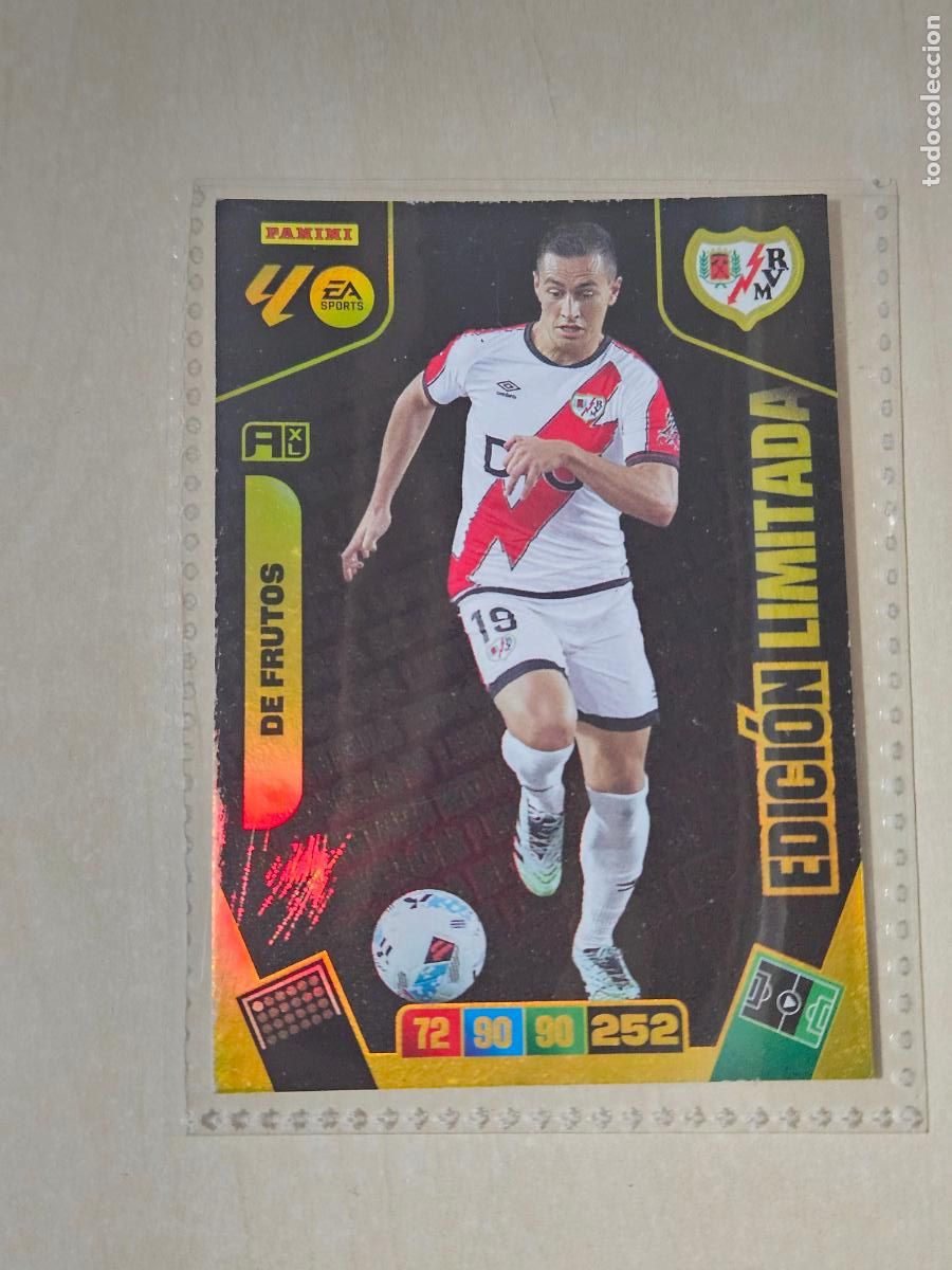 Cromos de F&uacute;tbol: FICHA DE FRUTOS - ADRENALYN 25 26 - PANINI 2025 - 26 - CROMO - EDICION LIMITADA