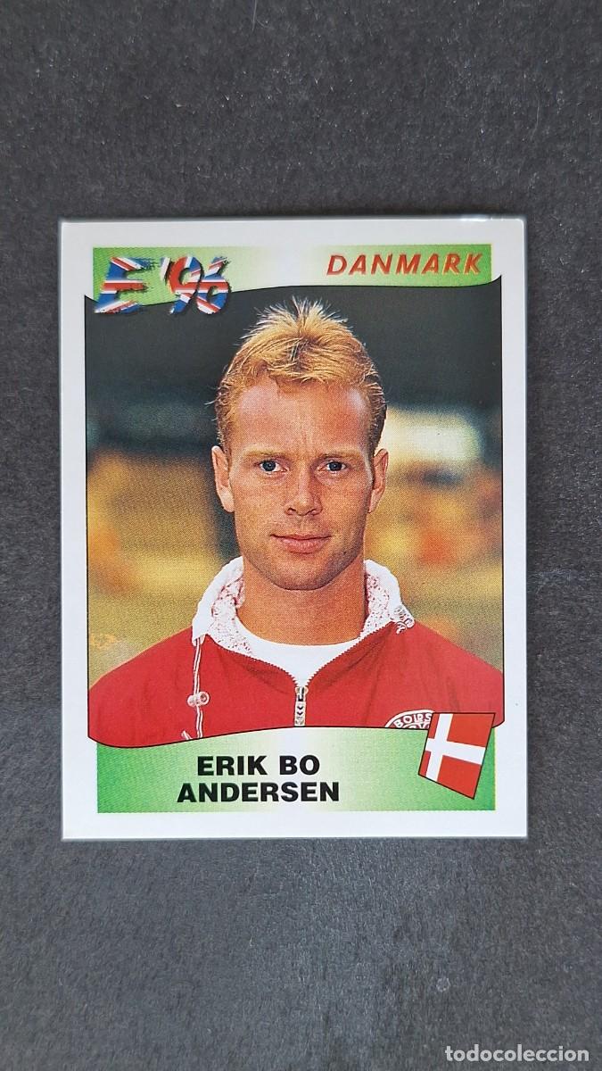 Cromos de F&uacute;tbol: L2 ERIK BO ANDERSEN SELECCION DINAMARCA 293 EUROCOPA 1996 EURO 96 PANINI NUNCA PEGADO SIN PEGAR