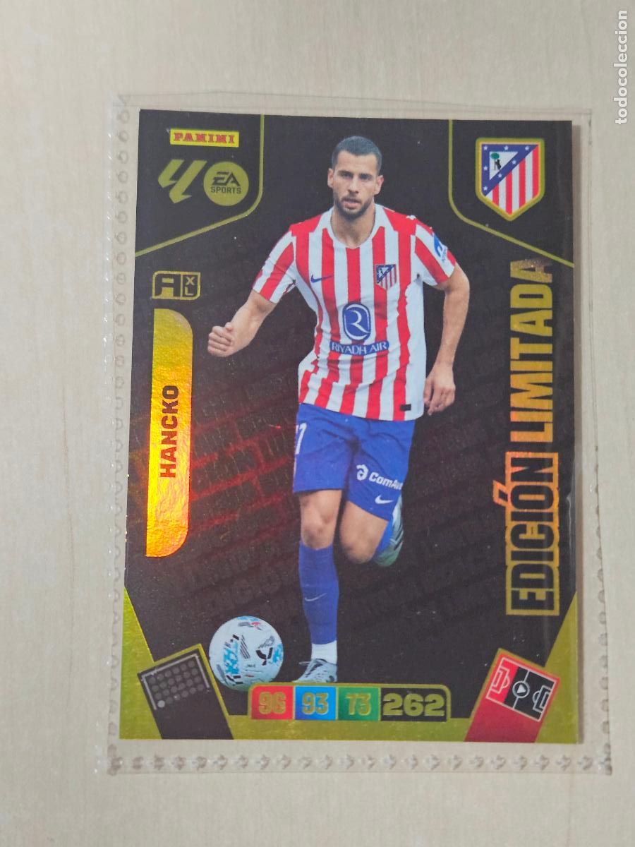 Cromos de F&uacute;tbol: FICHA HANCKO - ADRENALYN 25 26 - PANINI 2025 - 26 - CROMO - EDICION LIMITADA