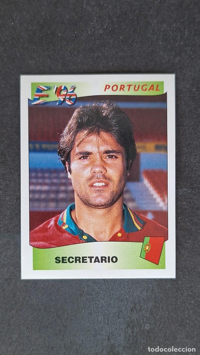 Cromos de F&uacute;tbol: L2 SECRETARIO SELECCION PORTUGAL 298 EUROCOPA 1996 EURO 96 PANINI NUNCA PEGADO SIN PEGAR