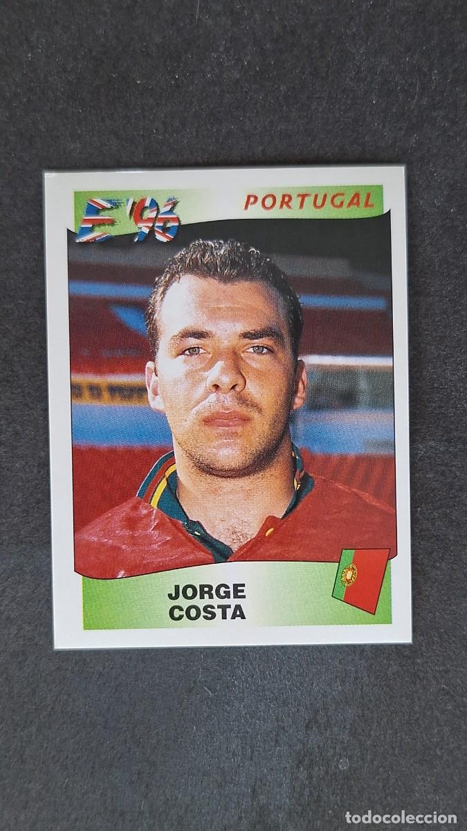 Cromos de F&uacute;tbol: L2 JORGE COSTA SELECCION PORTUGAL 301 EUROCOPA 1996 EURO 96 PANINI NUNCA PEGADO SIN PEGAR
