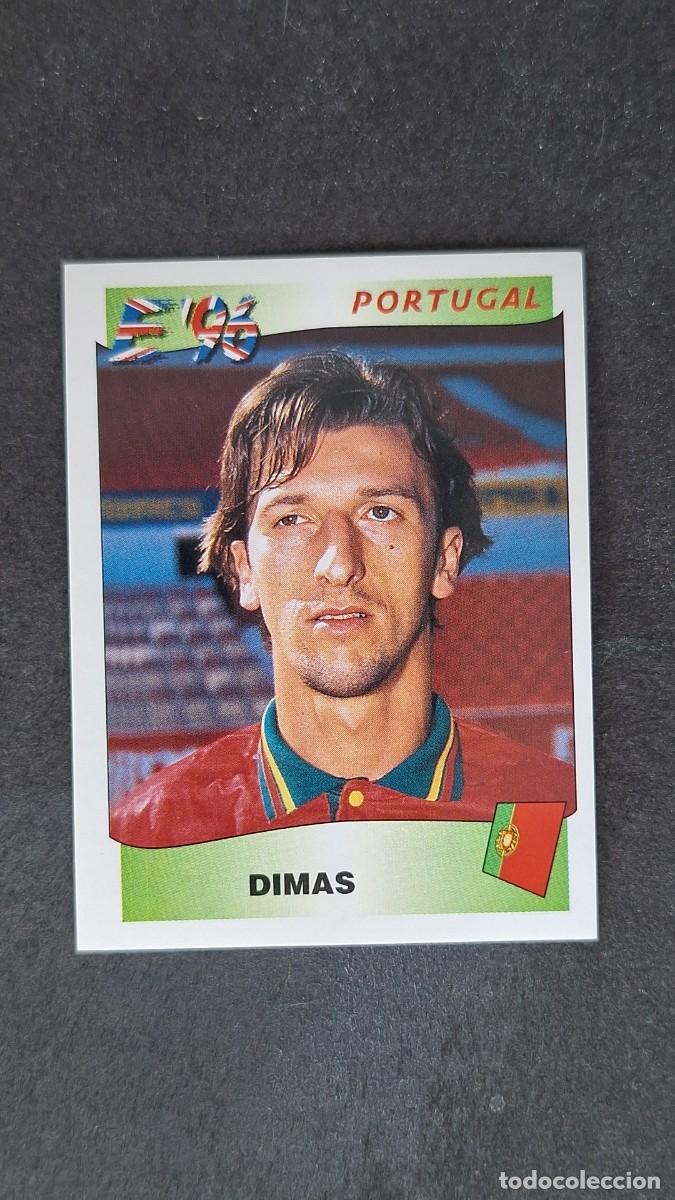 Cromos de F&uacute;tbol: L2 DIMAS SELECCION PORTUGAL 303 EUROCOPA 1996 EURO 96 PANINI NUNCA PEGADO SIN PEGAR