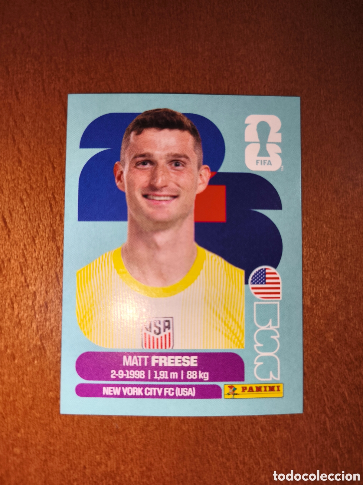 Cromos de F&uacute;tbol: USA2 Matt Freese USA 2 Fifa World Cup 2026 Estados Unidos