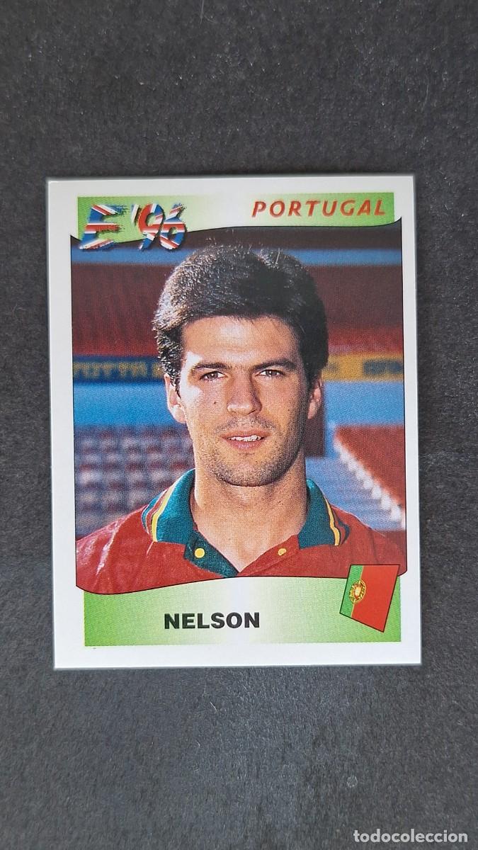 Fu&szlig;ball-Sticker: L2 NELSON SELECCION PORTUGAL 304 EUROCOPA 1996 EURO 96 PANINI NUNCA PEGADO SIN PEGAR