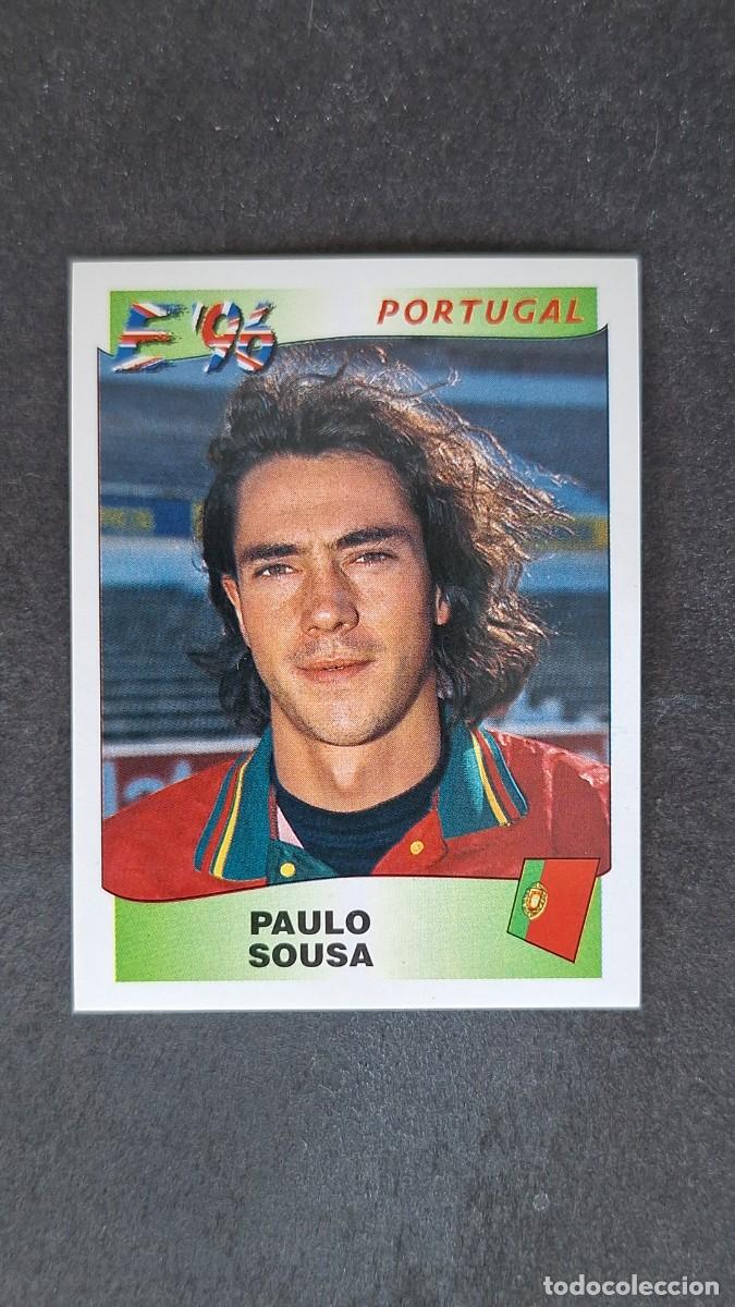 Fu&szlig;ball-Sticker: L2 PAULO SOSA SELECCION PORTUGAL 306 EUROCOPA 1996 EURO 96 PANINI NUNCA PEGADO SIN PEGAR