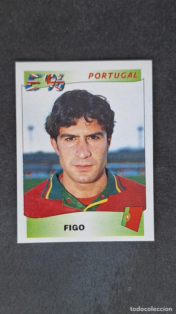 Fu&szlig;ball-Sticker: L2 FIGO SELECCION PORTUGAL 307 EUROCOPA 1996 EURO 96 PANINI NUNCA PEGADO SIN PEGAR