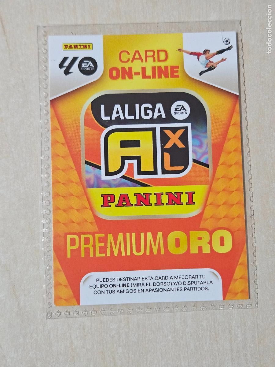Fu&szlig;ball-Sticker: FICHA CARD ON LINE - ADRENALYN 25 26 - PANINI 2025 - 26 - CROMO - EDICION LIMITADA PREMIUM ORO
