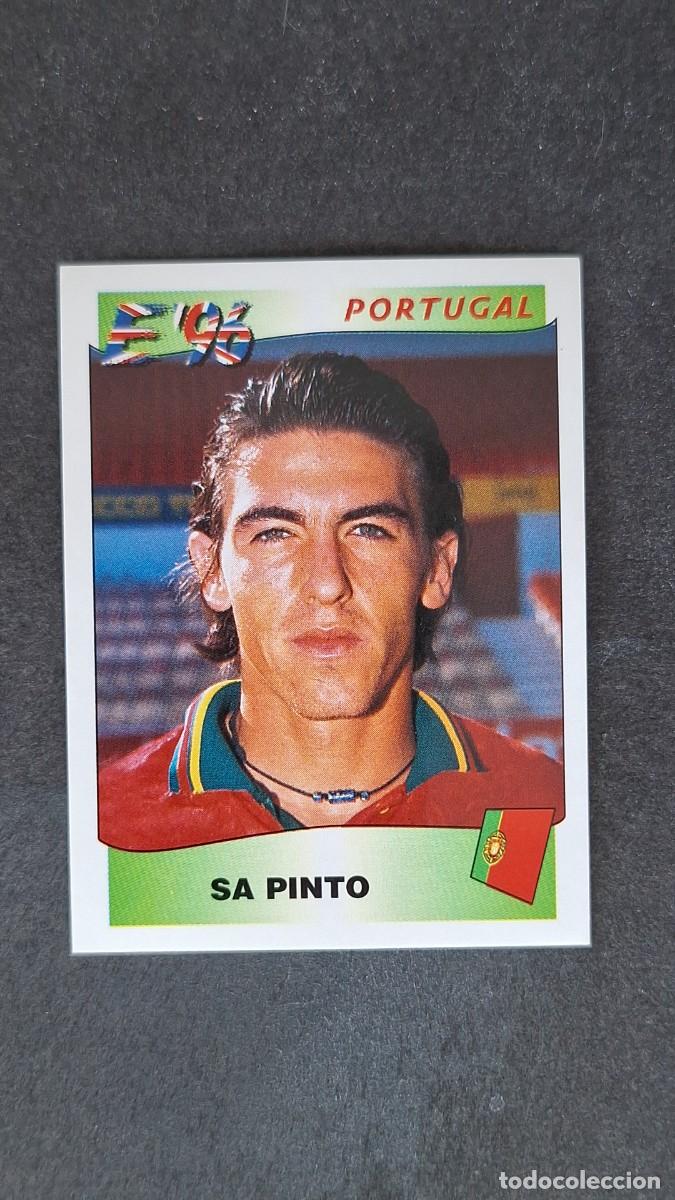 Fu&szlig;ball-Sticker: L2 SA PINTO SELECCION PORTUGAL 309 EUROCOPA 1996 EURO 96 PANINI NUNCA PEGADO SIN PEGAR