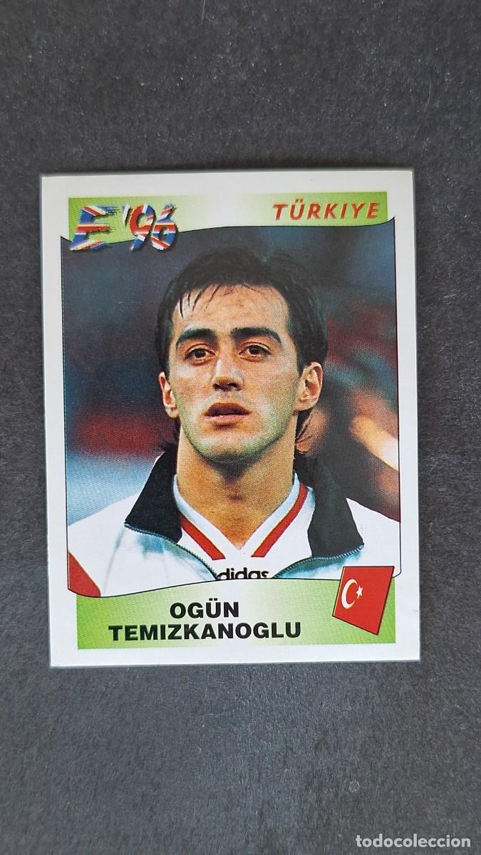 Cromos de F&uacute;tbol: L2 OG&Uuml;N TEMIZKANOGLU SELECCION TURQUIA 321 EUROCOPA 1996 EURO 96 PANINI NUNCA PEGADO SIN PEGAR