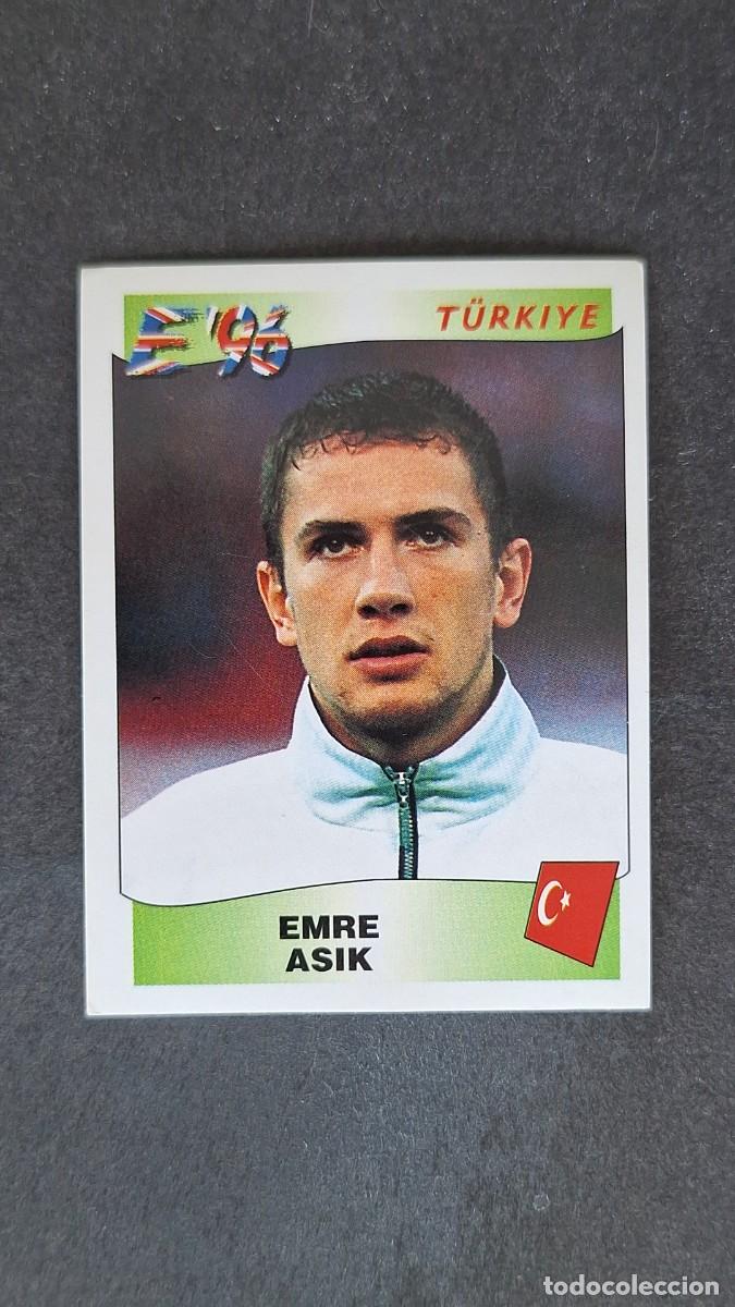 Cromos de F&uacute;tbol: L2 EMRE ASIK SELECCION TURQUIA 323 EUROCOPA 1996 EURO 96 PANINI NUNCA PEGADO SIN PEGAR