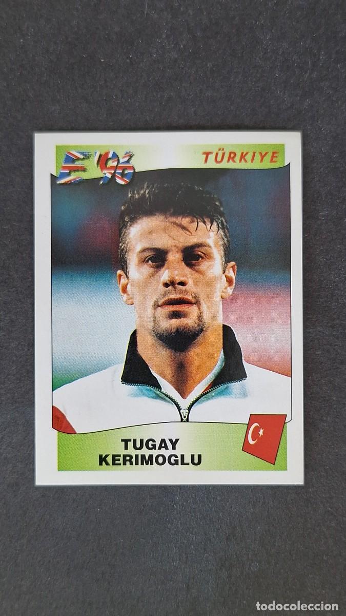 Cromos de F&uacute;tbol: L2 TUGAY KERIMOGLU SELECCION TURQUIA 324 EUROCOPA 1996 EURO 96 PANINI NUNCA PEGADO SIN PEGAR