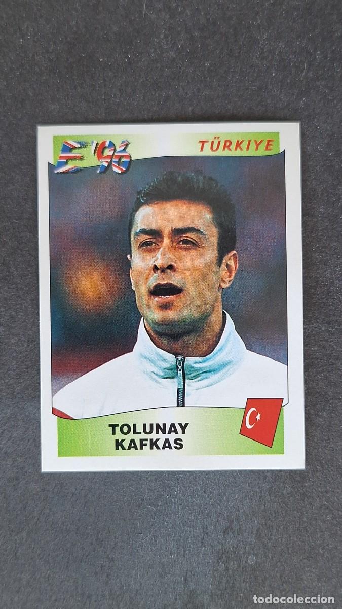 Cromos de F&uacute;tbol: L2 TOLUNAY KAFKAS SELECCION TURQUIA 328 EUROCOPA 1996 EURO 96 PANINI NUNCA PEGADO SIN PEGAR
