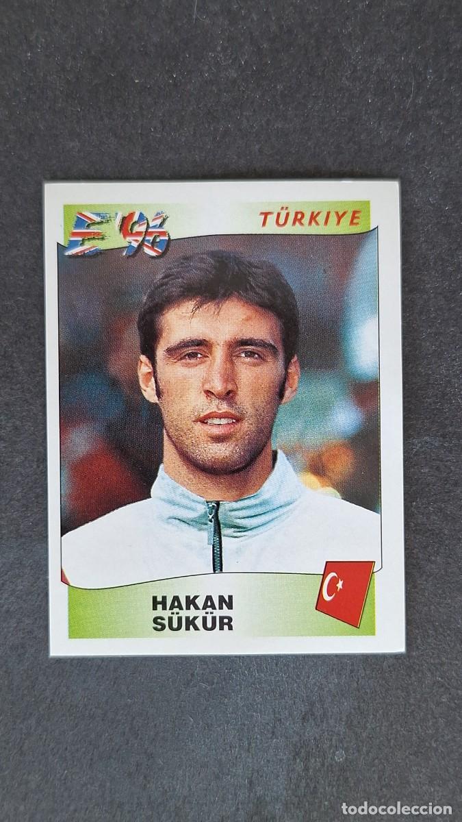 Cromos de F&uacute;tbol: L2 HAKAN S&Uuml;K&Uuml;R SELECCION TURQUIA 331 EUROCOPA 1996 EURO 96 PANINI NUNCA PEGADO SIN PEGAR