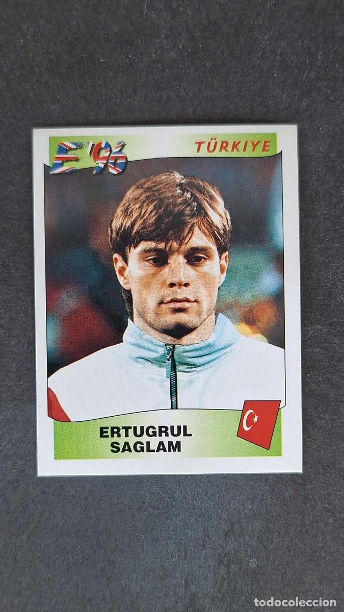 Cromos de F&uacute;tbol: L2 ERTUGRUL SAGLAM SELECCION TURQUIA 332 EUROCOPA 1996 EURO 96 PANINI NUNCA PEGADO SIN PEGAR