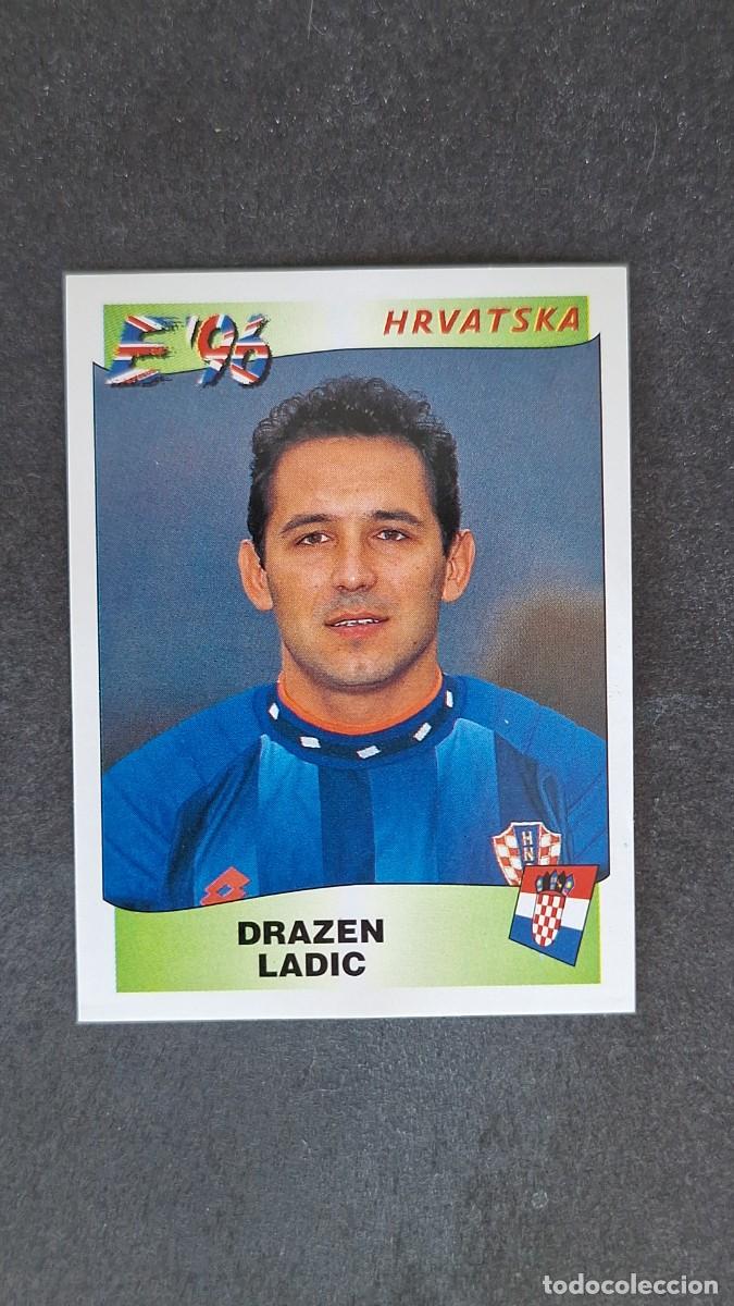 Cartes &agrave; collectionner de Football: L2 DRAZEN LADIC SELECCION CROACIA 337 EUROCOPA 1996 EURO 96 PANINI NUNCA PEGADO SIN PEGAR