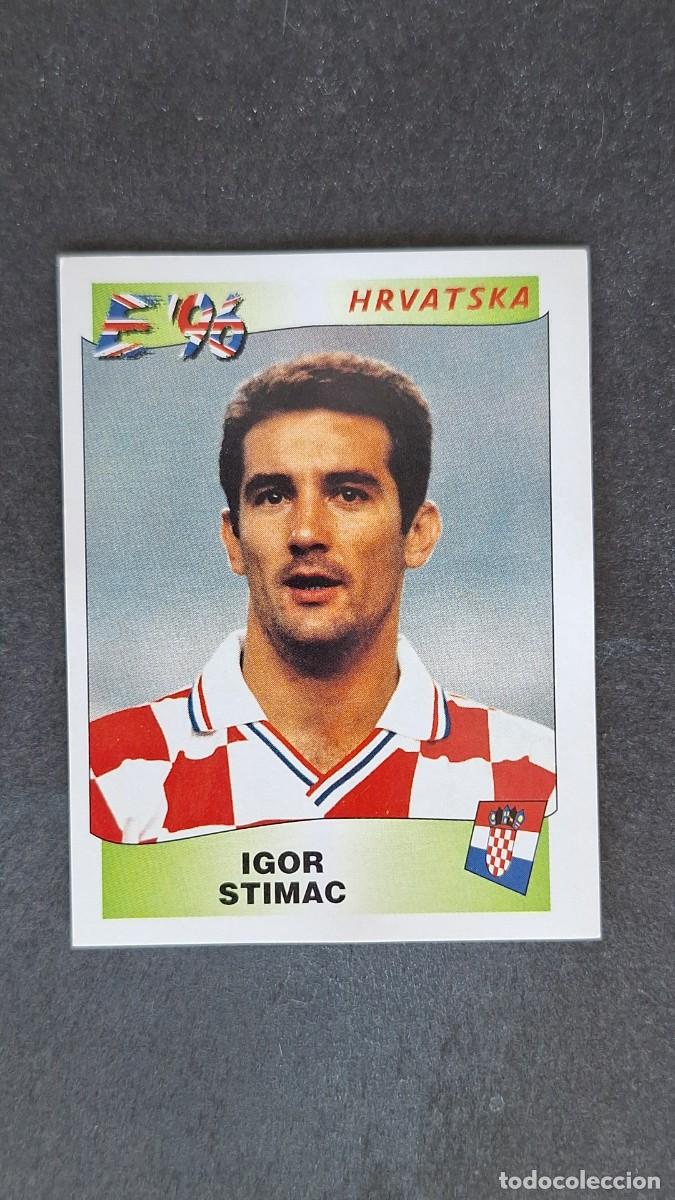 Cromos de Futebol: L2 IGOR STIMAC SELECCION CROACIA 340 EUROCOPA 1996 EURO 96 PANINI NUNCA PEGADO SIN PEGAR