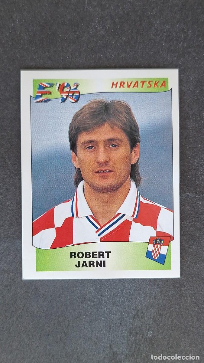 Cartes &agrave; collectionner de Football: L2 ROBERT JARNI SELECCION CROACIA 342 EUROCOPA 1996 EURO 96 PANINI NUNCA PEGADO SIN PEGAR