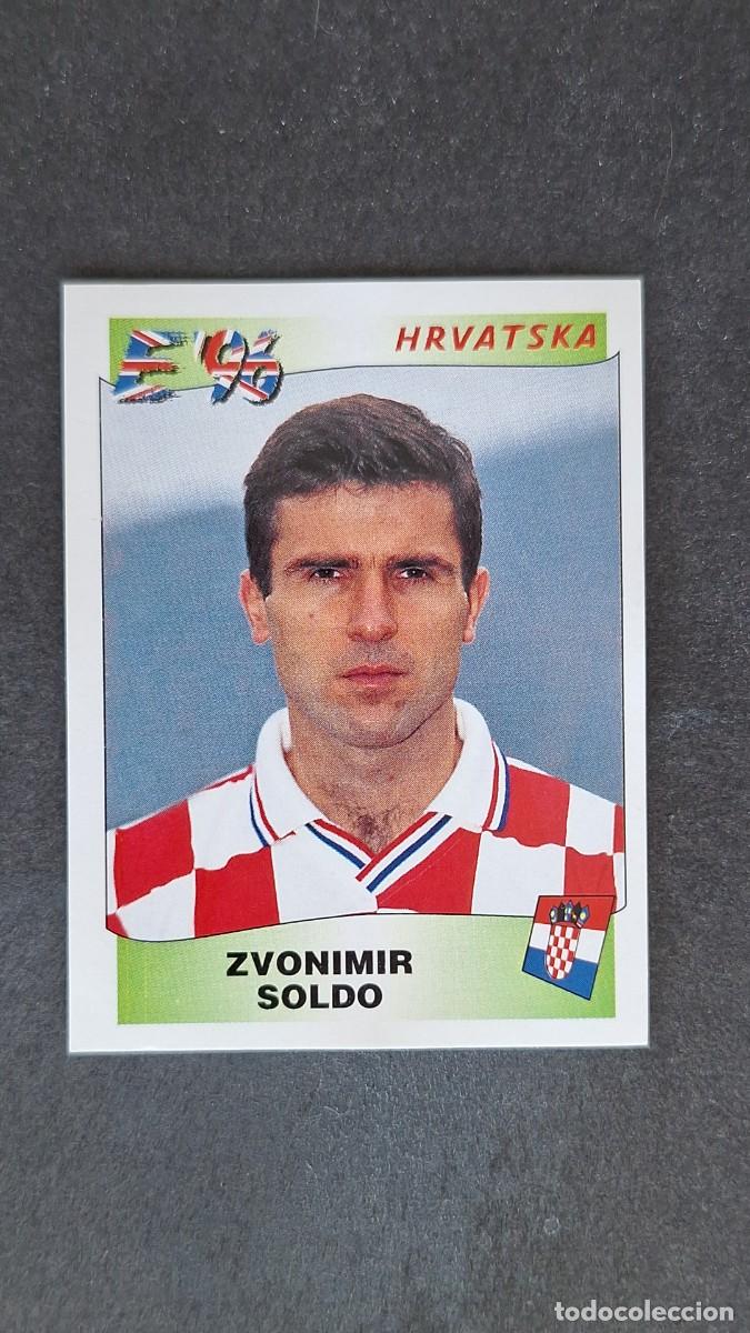 Cartes &agrave; collectionner de Football: L2 ZVONIMIR SOLDO SELECCION CROACIA 343 EUROCOPA 1996 EURO 96 PANINI NUNCA PEGADO SIN PEGAR