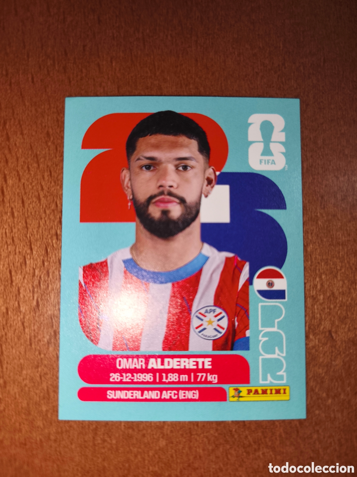 Cromos de Futebol: PAR7 Omar Alderete PAR 7 Fifa World Cup 2026 Paraguay