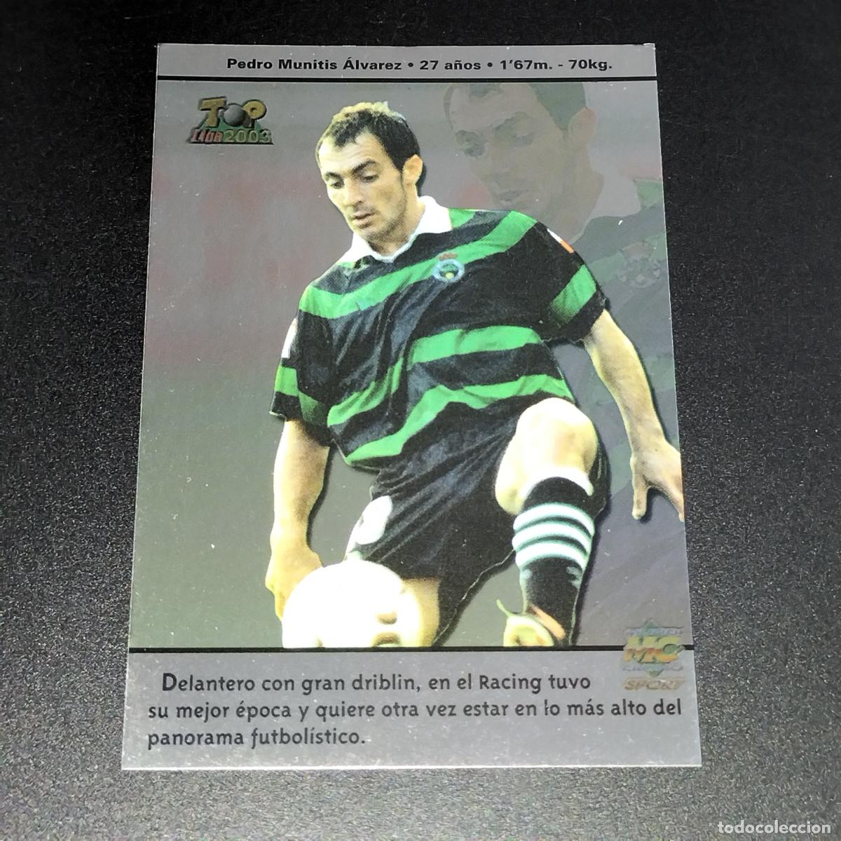 Cromos de F&uacute;tbol: 259 MUNITIS RACING SANTANDER CROMOS ALBUM MUNDICROMO FICHAS LIGA FUTBOL TOP 2002-2003 02-03